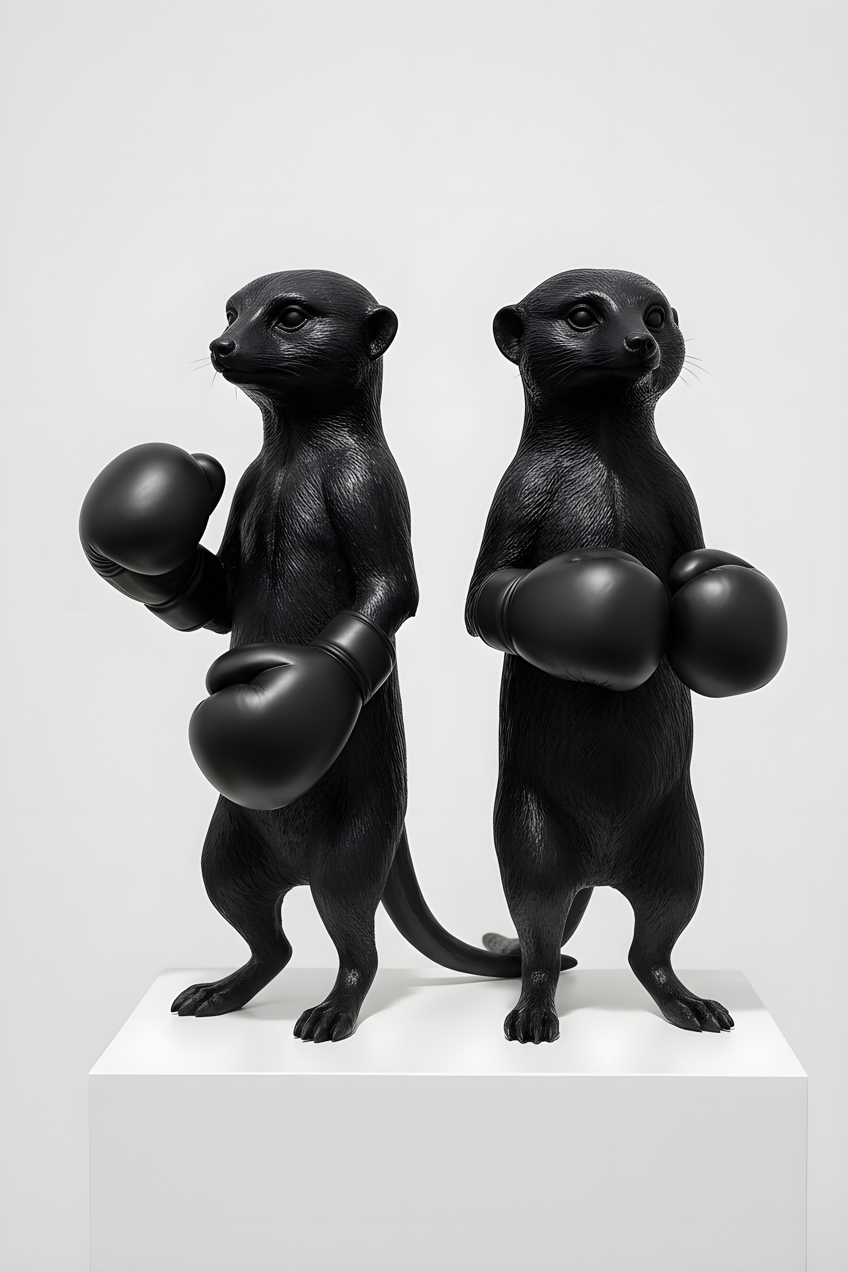 Kunstwerk zwart Kunstwerk zwart