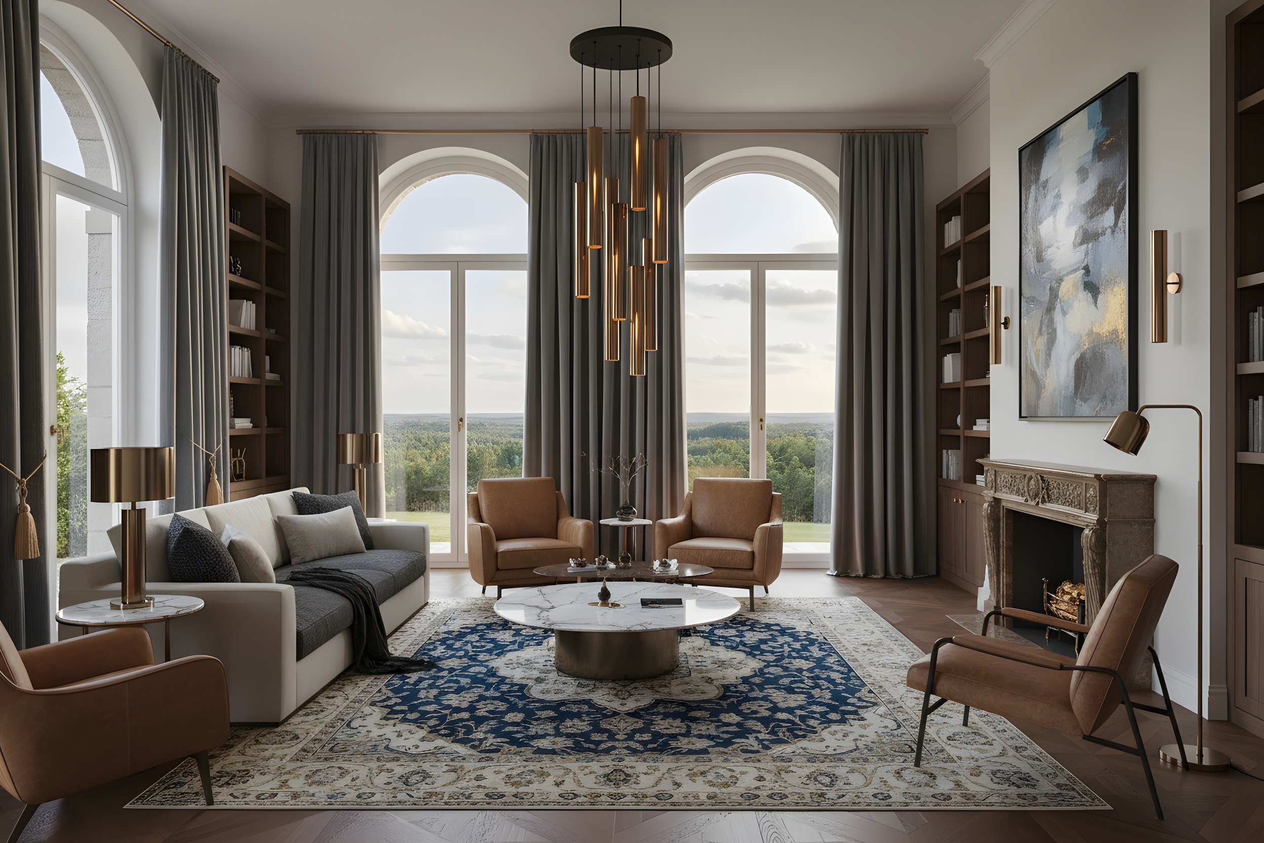 The Leap Pentant fixture Detail